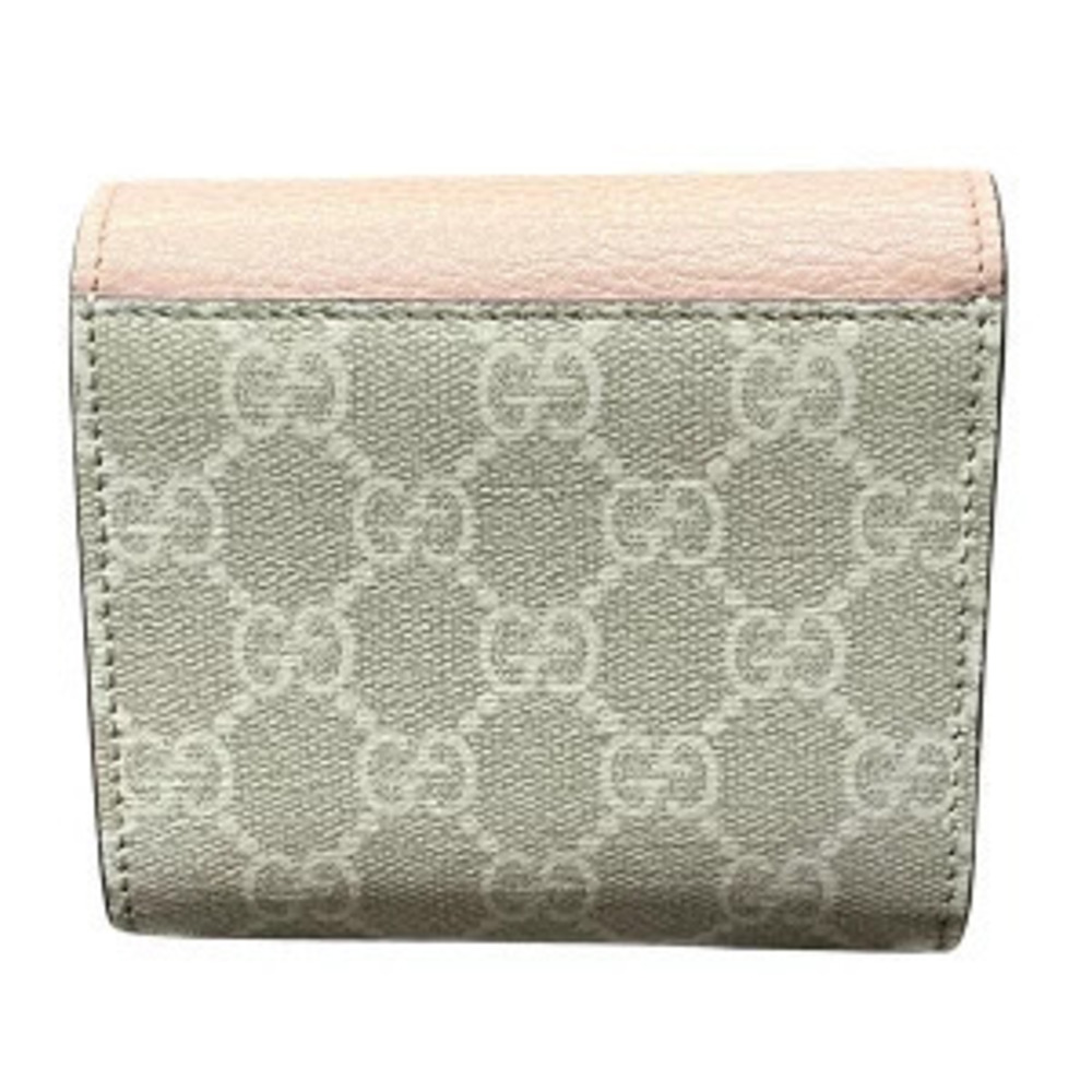 Gucci Bi Double GG Wallet Bicolor fold G Supreme Black